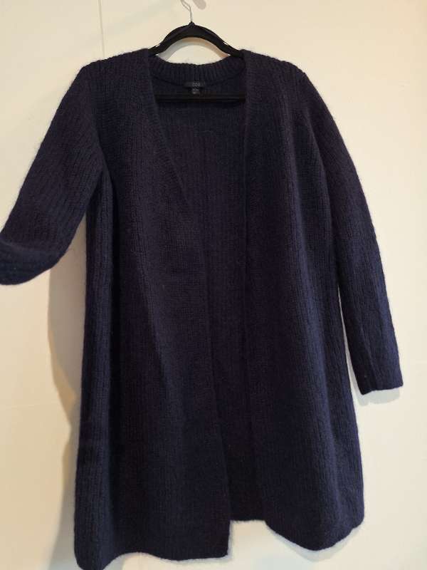 COS mohair, ull fjólublá