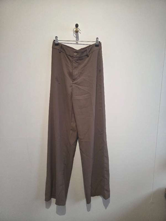 Brúnar blazer buxur