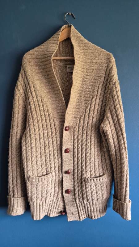 Kormákur & Skjöldur beige cardigan