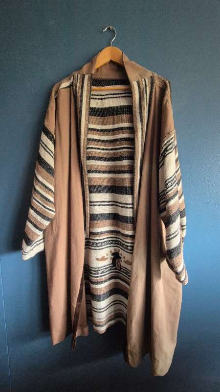 SKRAUTA ENDURTEKIÐ EFNI beige coat