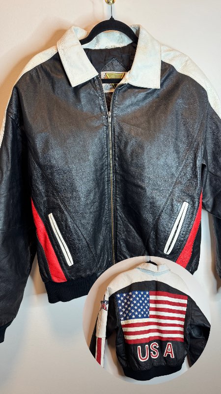 USA leather jacket