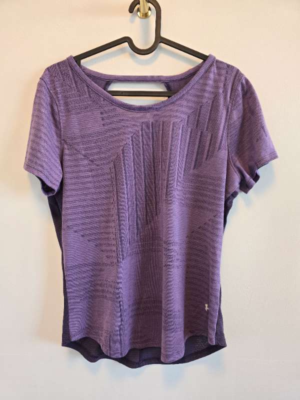 Underarm purple shirt