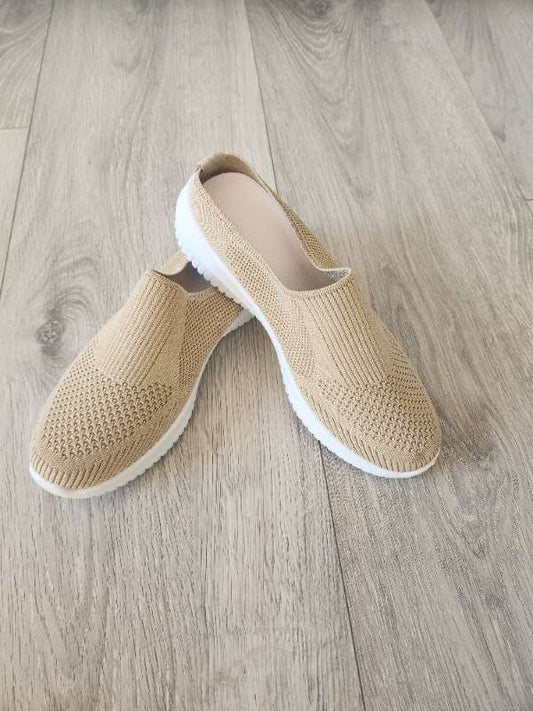 Skór beige - inniskór