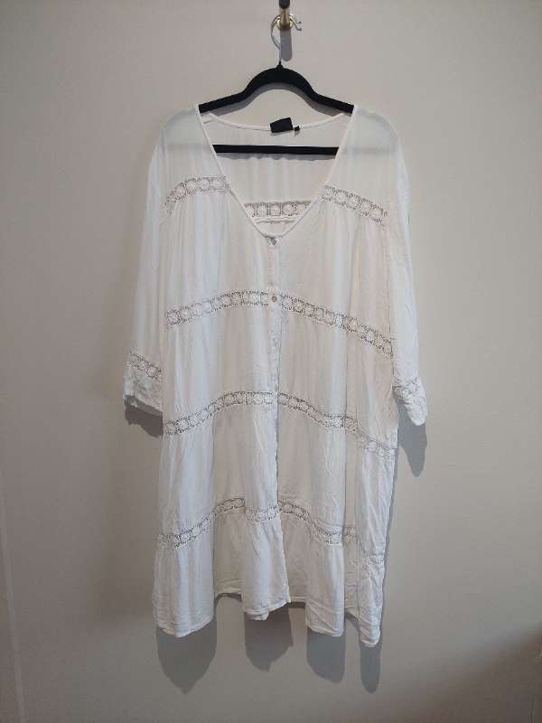 Tunic kjóll, yfir sundföt (Zizzi)