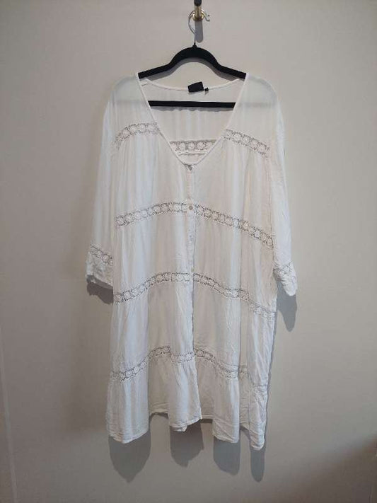 Tunic kjóll, yfir sundföt (Zizzi)