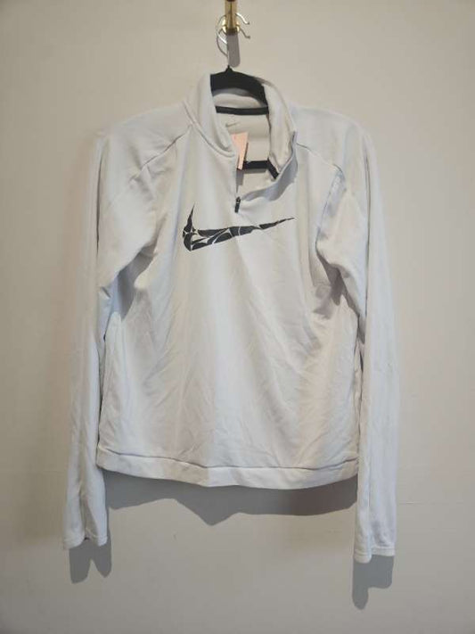 Nike rennd peysq hvít