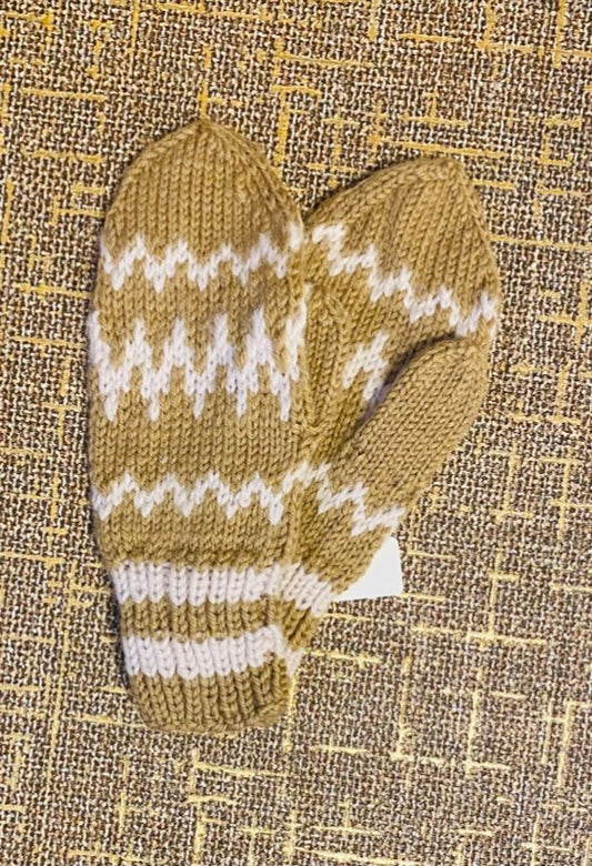 Prjónaðir vettlingar