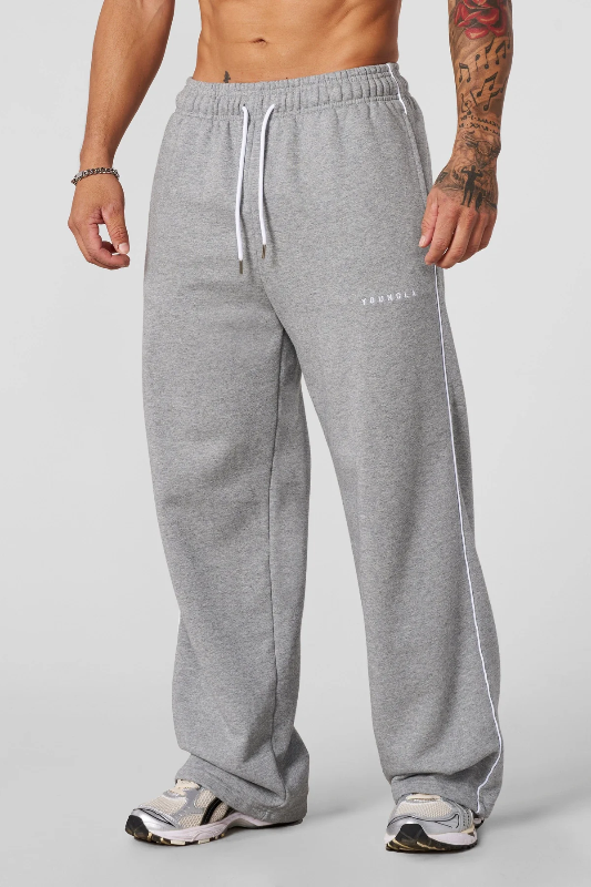 NEW YOUNGLA Sweatpants Straight-Leg, Baggy Fit