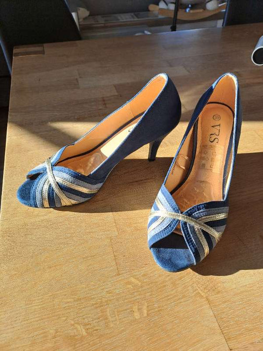 Hælaskór bláir VRS