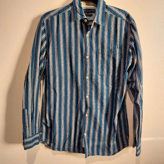 Skyrta  blá röndótt