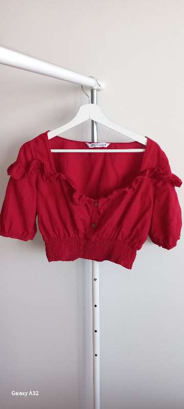 red "Spanish" top ZARA