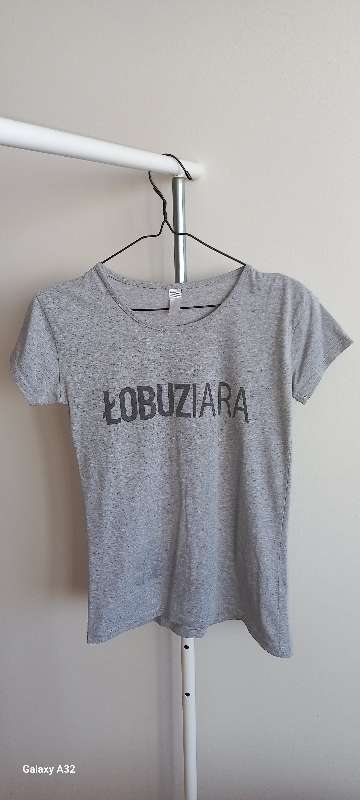 ŁOBUZIARA gray T-shirt