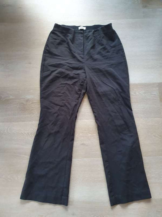 SOAKED Svartar uppháar sparibuxur