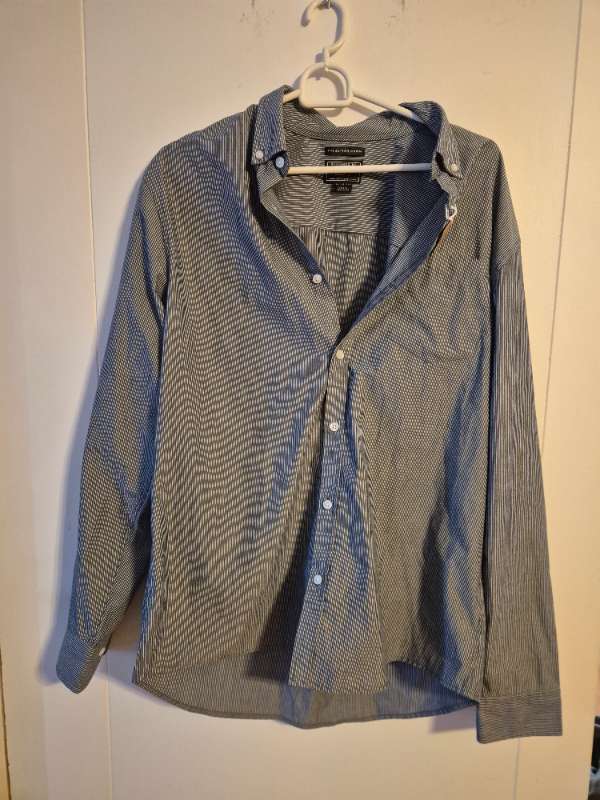 Bla hvit fog f skyrta