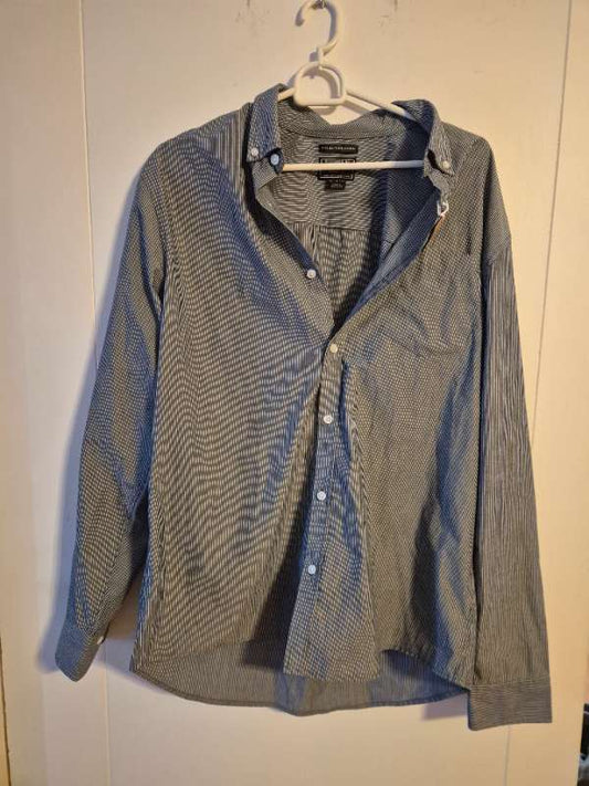 Bla hvit fog f skyrta