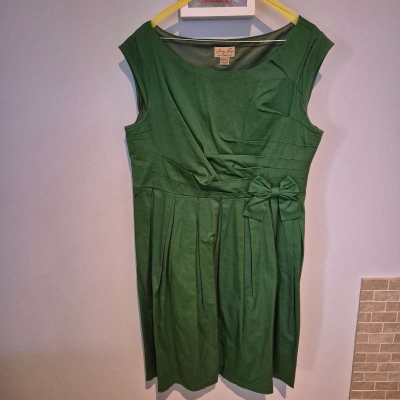 Grænn kjóll - Kjólar&Konfekt