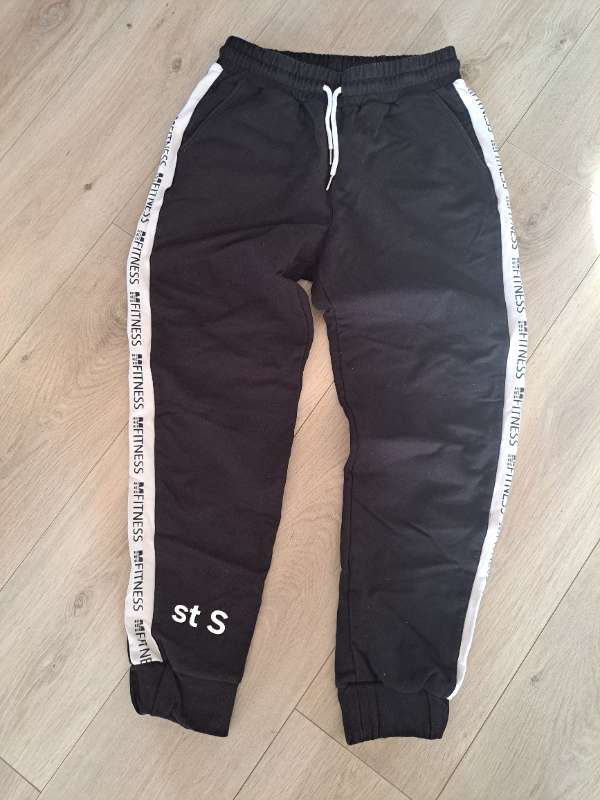 Mfitness svartar joggingbuxur
