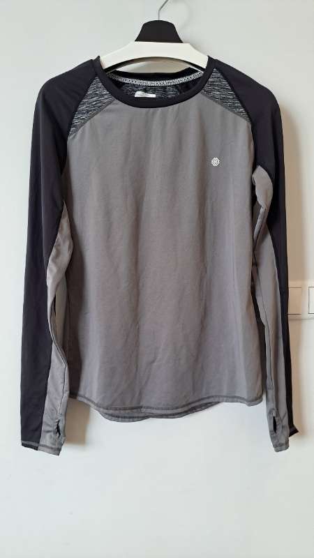 Brandson dryfit síðermabolur grár