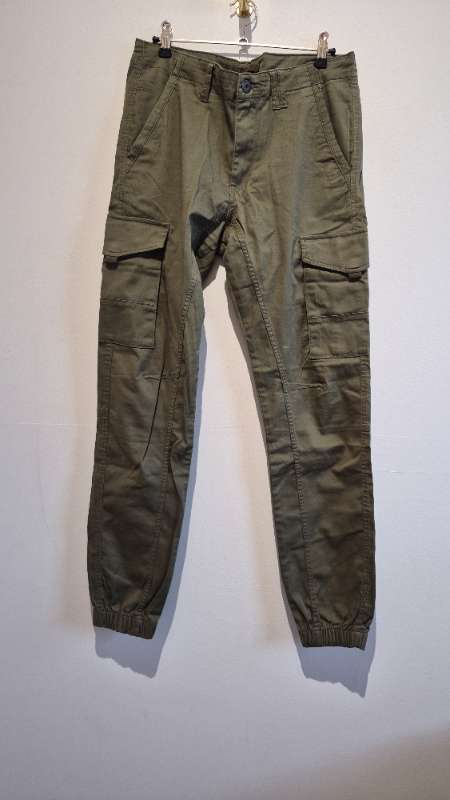 Kaki buxur grænar Jack and jones