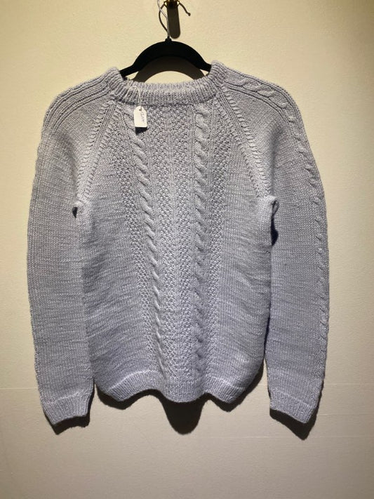 Prjónuð peysa (ull og gervi má þvo)