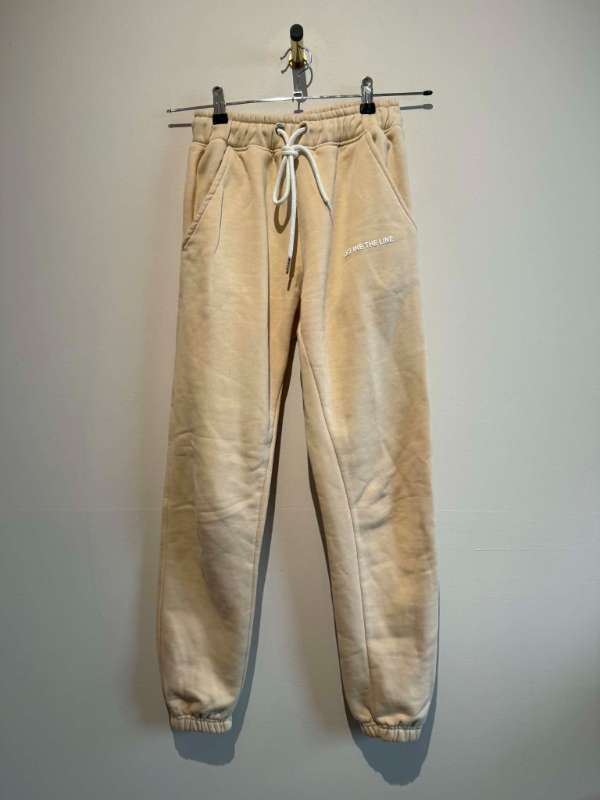 DTL beige joggingbuxur