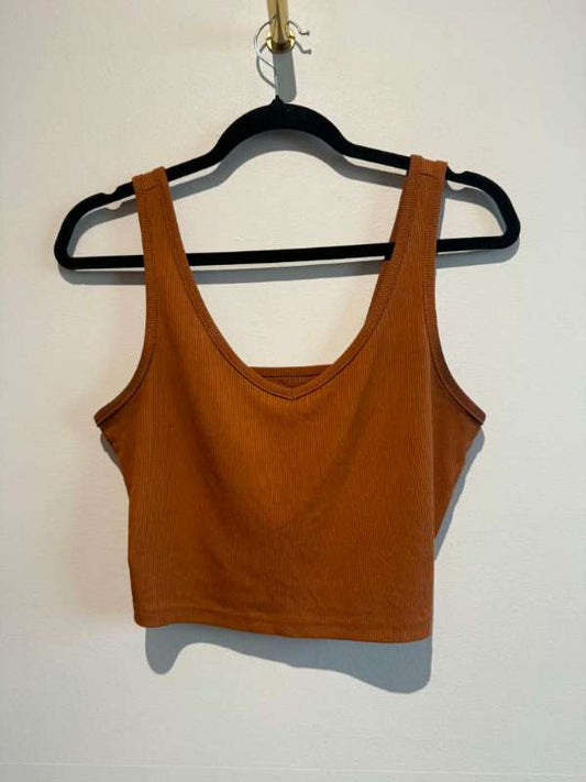 Brúnn tank top