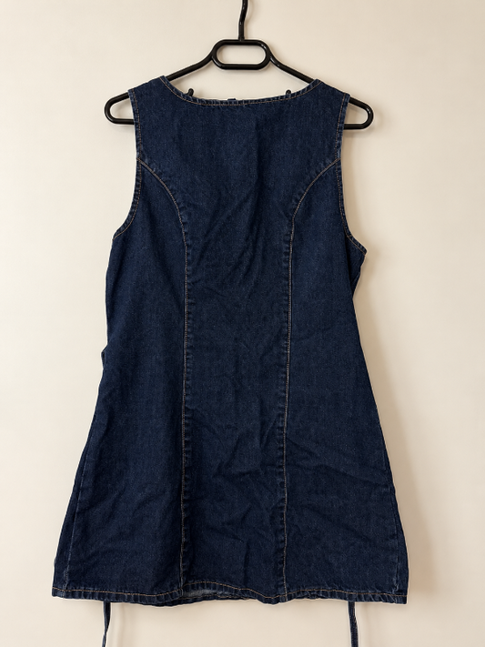 Dark blue denim dress