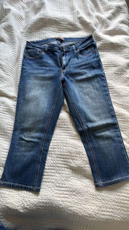 Perfet jeans hnésíðar gallabuxur