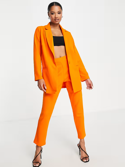 Appelsínugulur blazer