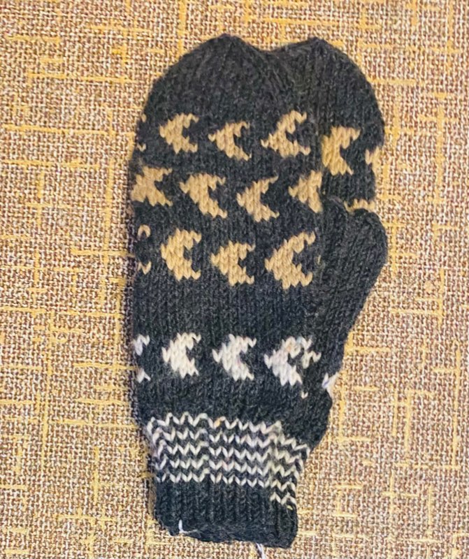 Prjónaðir vettlingar