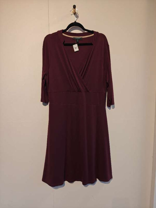 Kjóll Fever vínrauður