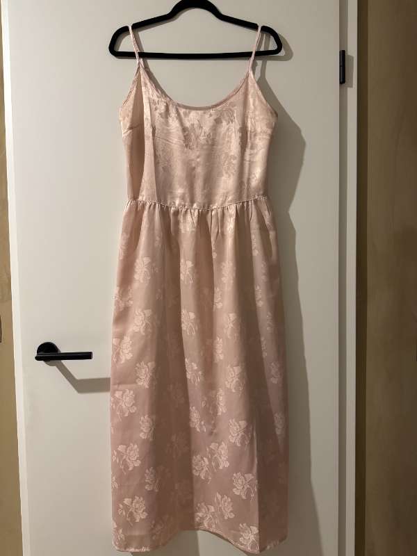 Bleikur Reclaimed Vintage kjóll