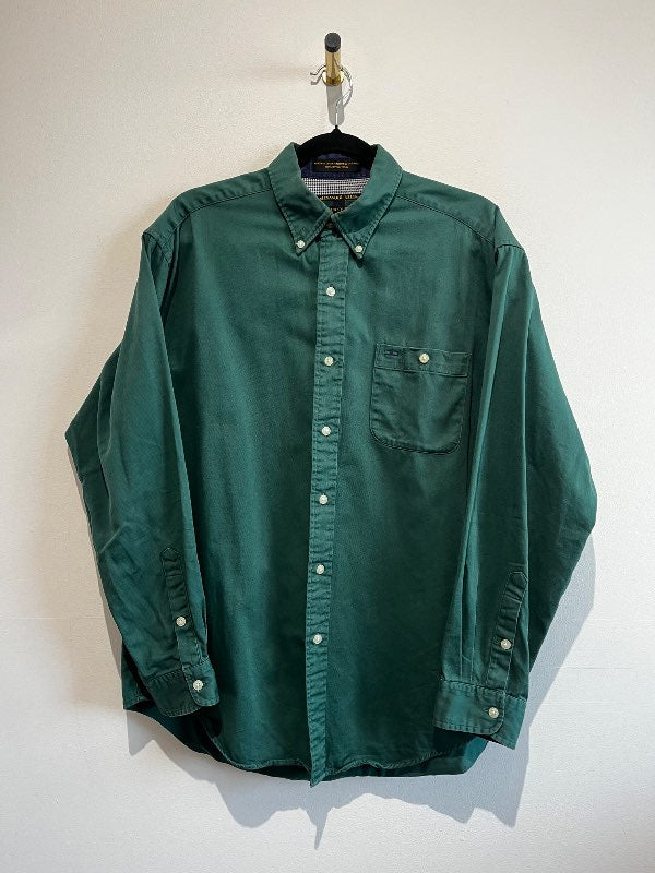 Græn vintage skyrta