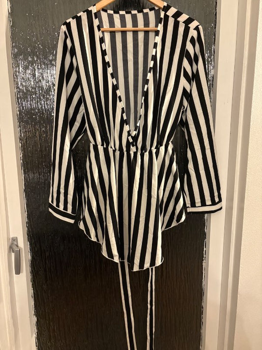 Black/white striped shirt