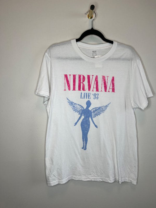 Nirvana shirt white