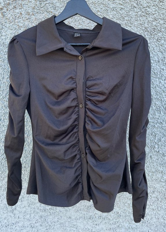 Shein skyrta svört