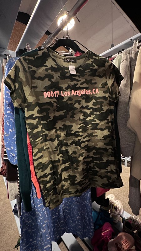 Camo LA  t-shirt