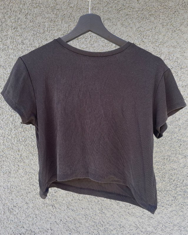 Weekday crop top svartur