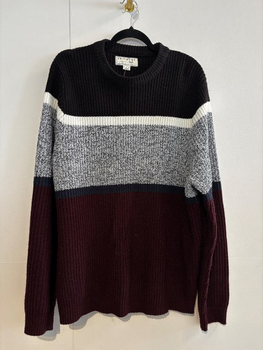 Herra prjónuð peysa