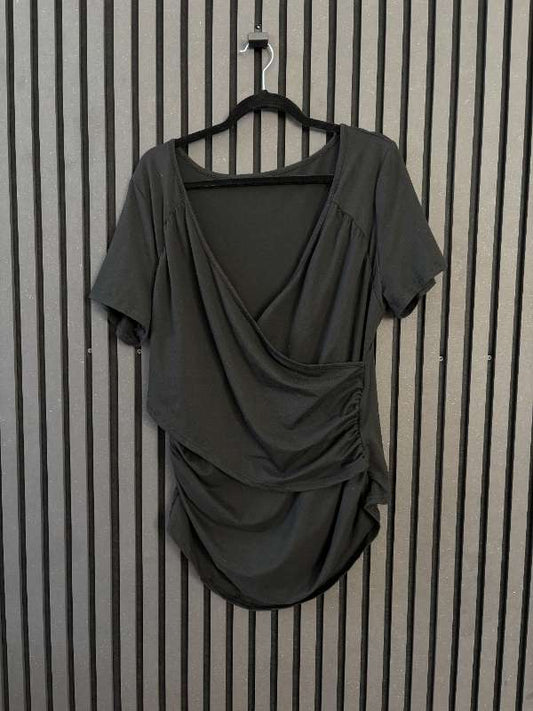 Bolur svartur vítt hálsmál