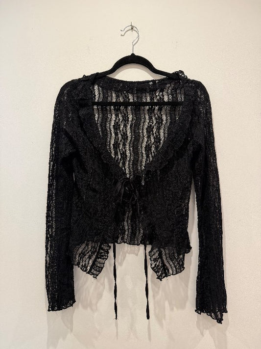 Mesh síðerma bolur