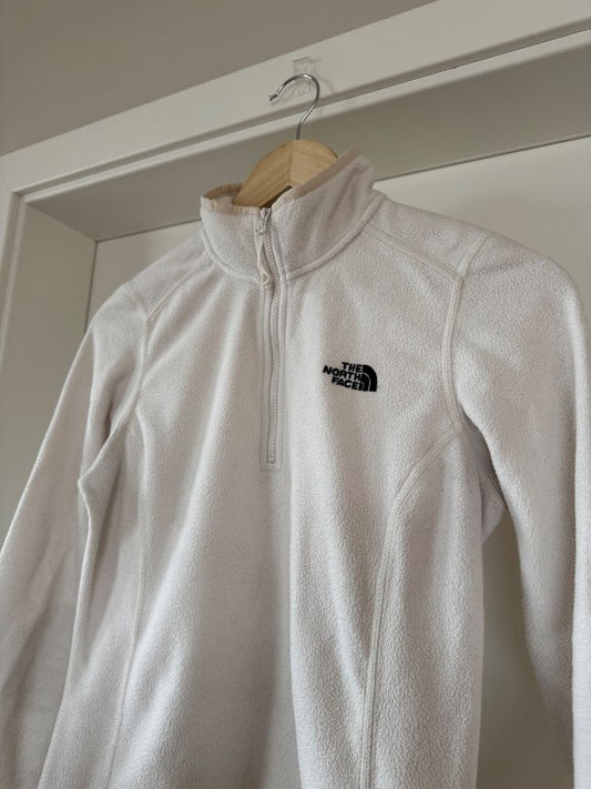NorthFace hálfrennd peysa hvít