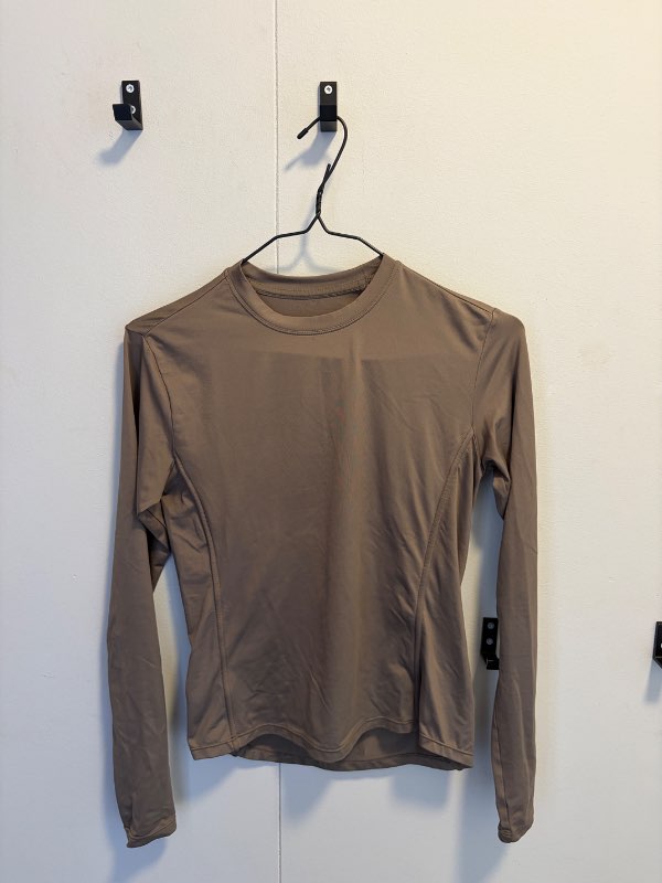 Brúnn langermabolur h&m