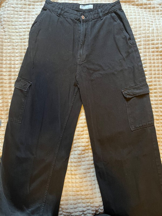 Bershka sv, denim buxur