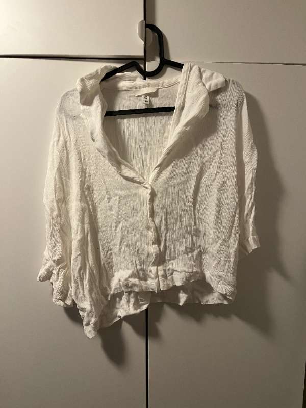 H&M hvít skyrta