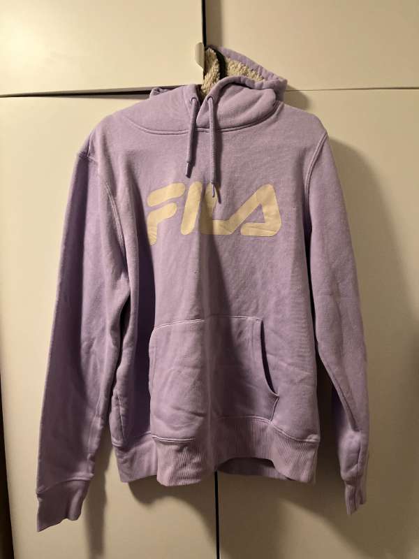FILA fjólublá hettupeysa