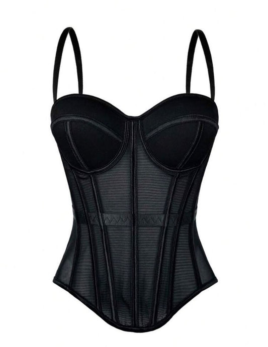 Svart korsett