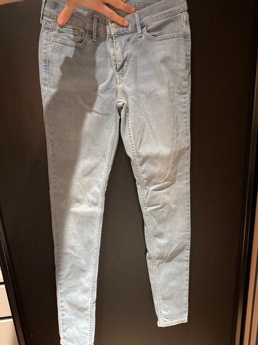 Levis ljósar skinny fit gallab