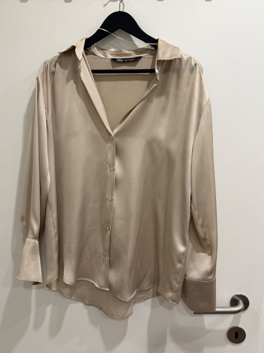 Zara skyrta gyllt