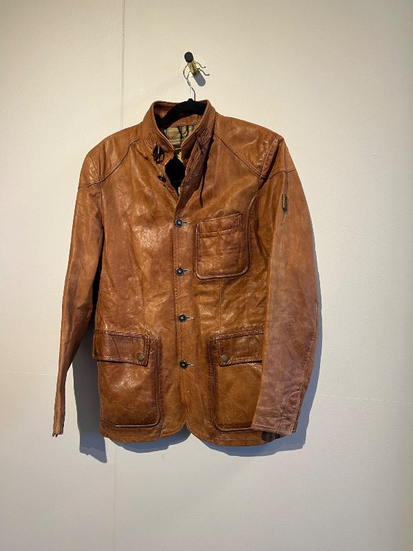 vintage Belstaff leðurjakki